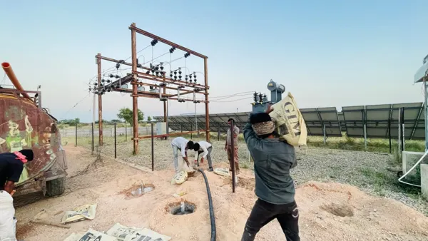 Electro-Mech project and site work, photograph 11