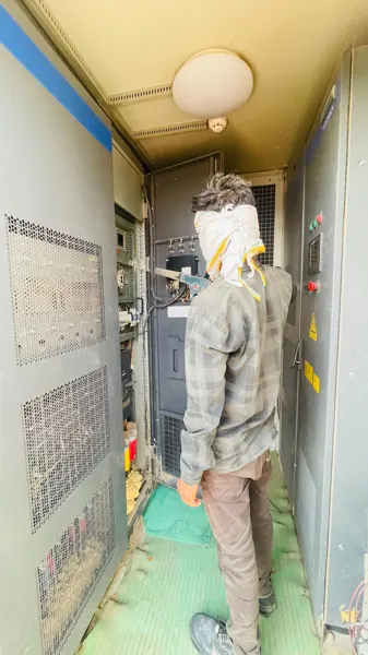 Electro-Mech project and site work, photograph 12