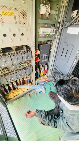 Electro-Mech project and site work, photograph 13