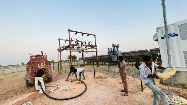 Electro-Mech project and site work, photograph 15