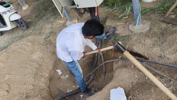 Electro-Mech project and site work, photograph 26