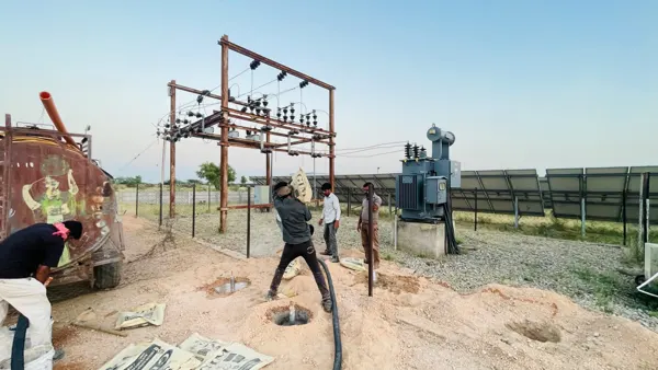 Electro-Mech project and site work, photograph 31