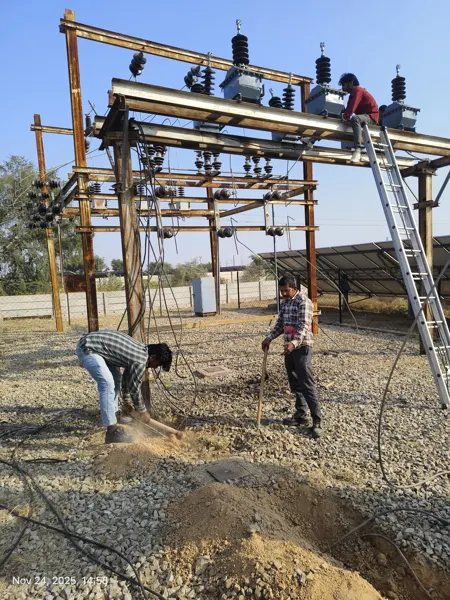 Electro-Mech project and site work, photograph 47